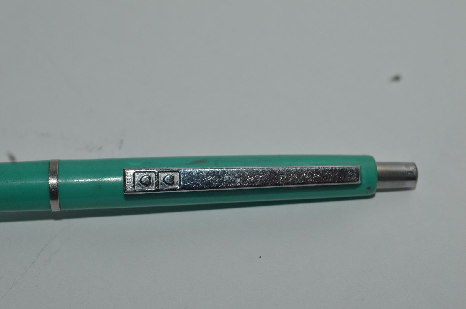 Paper Mate #355 MALIBU Ballpoint Pen Light Green Color Made In USA Circa 1980’s