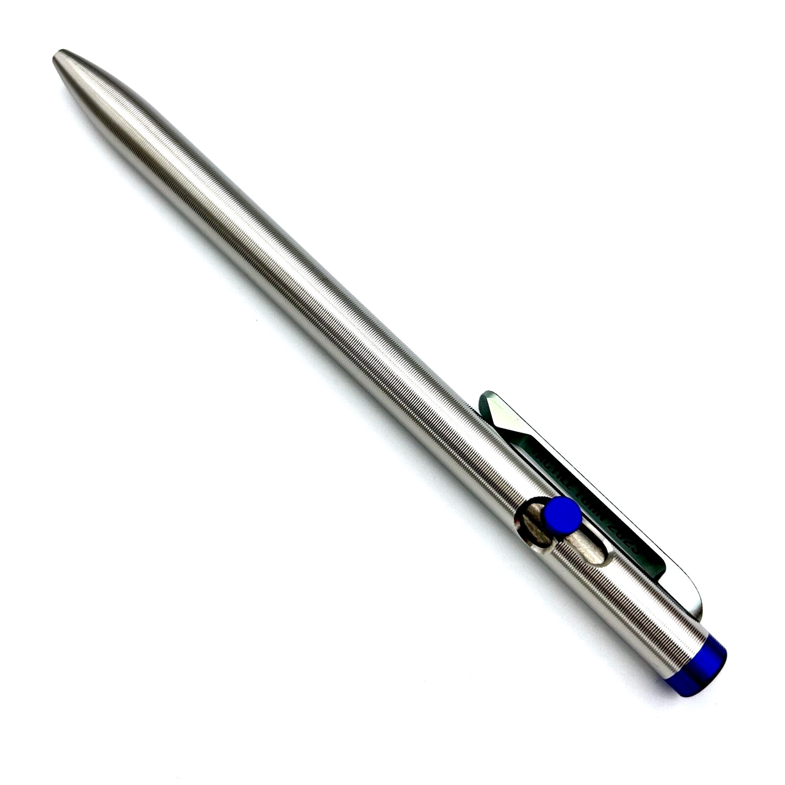 Tactile Turn – Titanium Slim Bolt Action Standard Size Pen Custom J-wave Clip