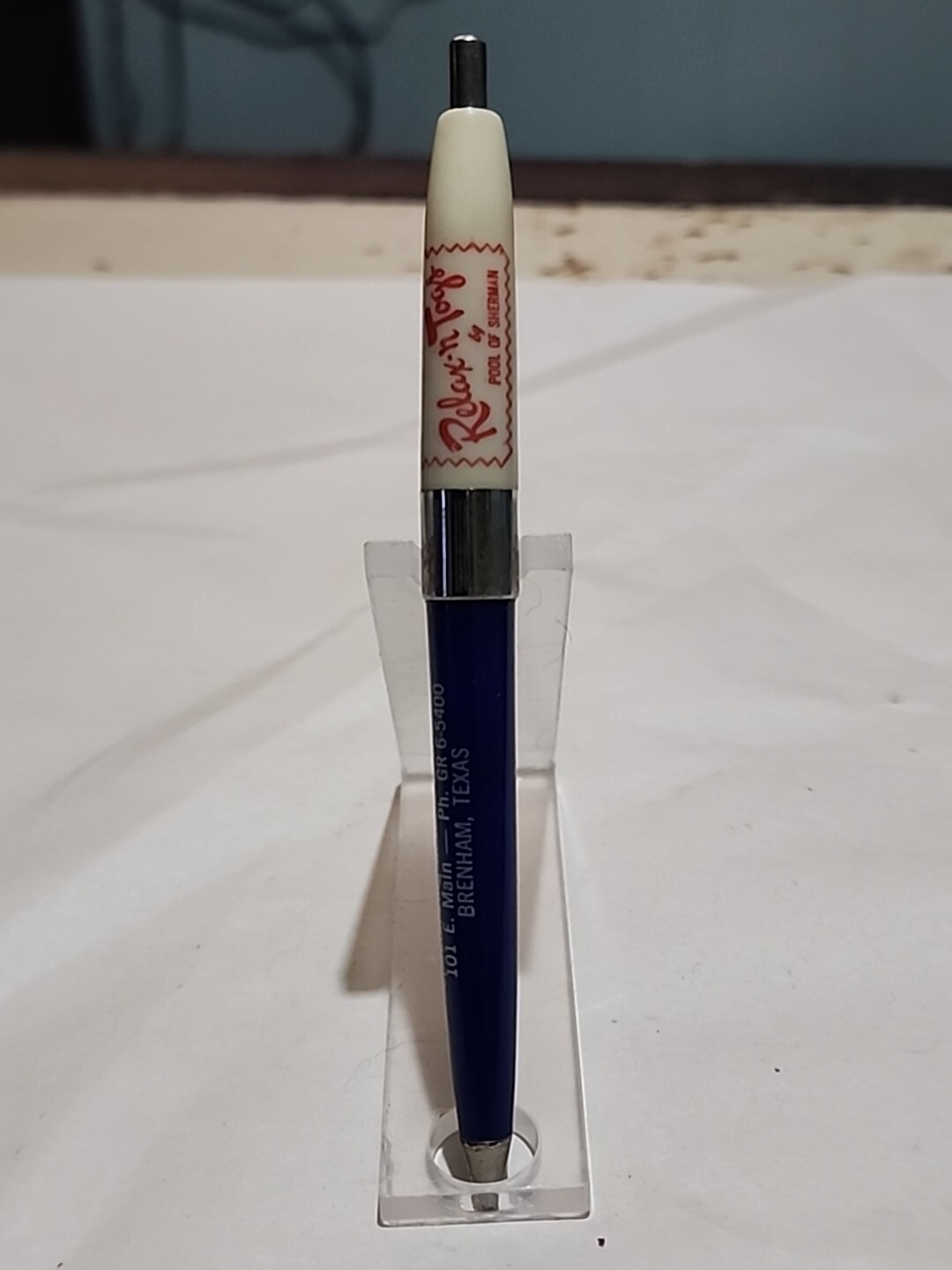 Vintage Tucker Ballpoint Pen Bode & Tonn Celluloid Relax-N-Togs A91