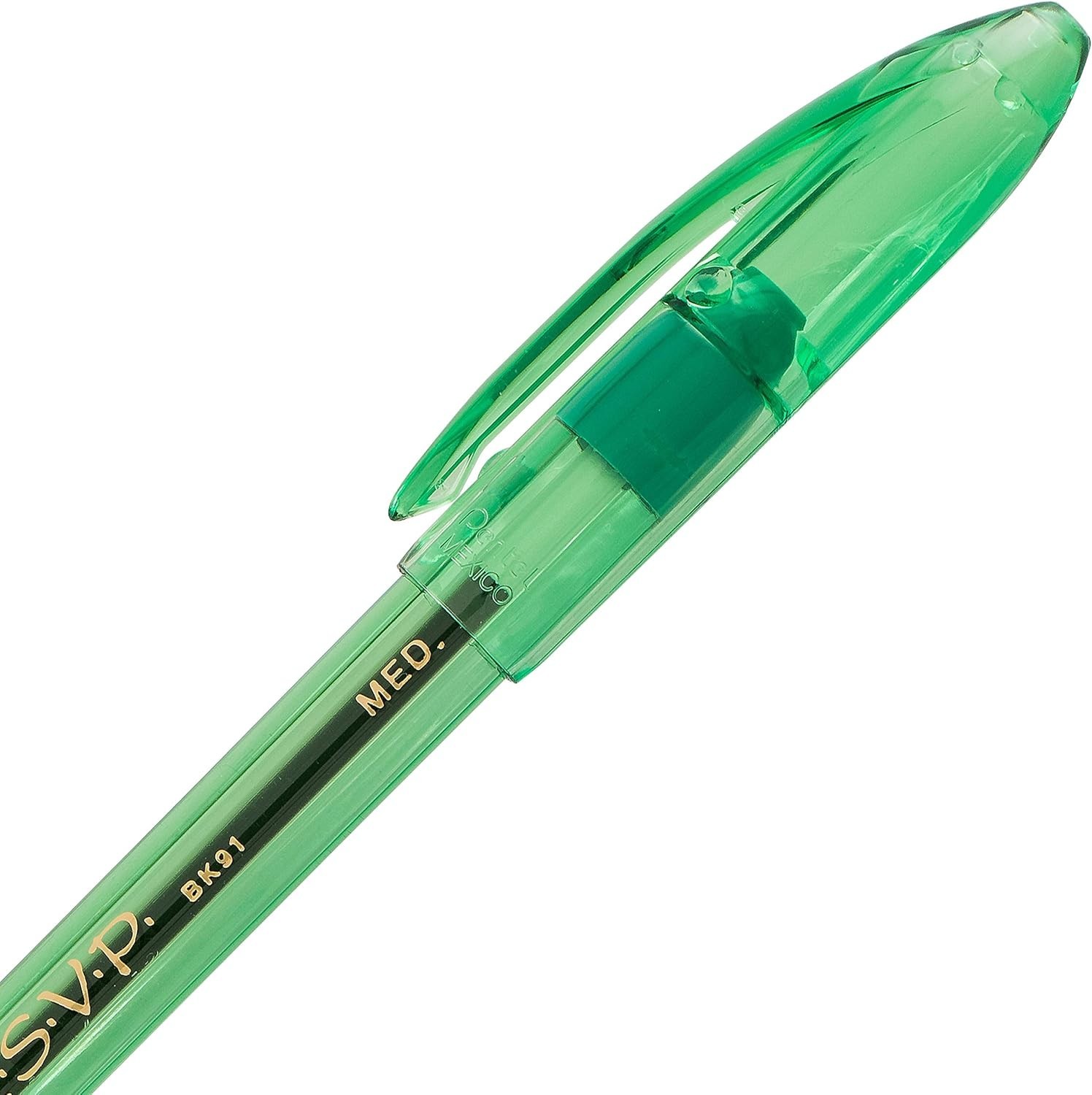 Ergonomic Ballpoint Pens – 1mm, Assorted Barrels, 8 Count for Stylish Writing