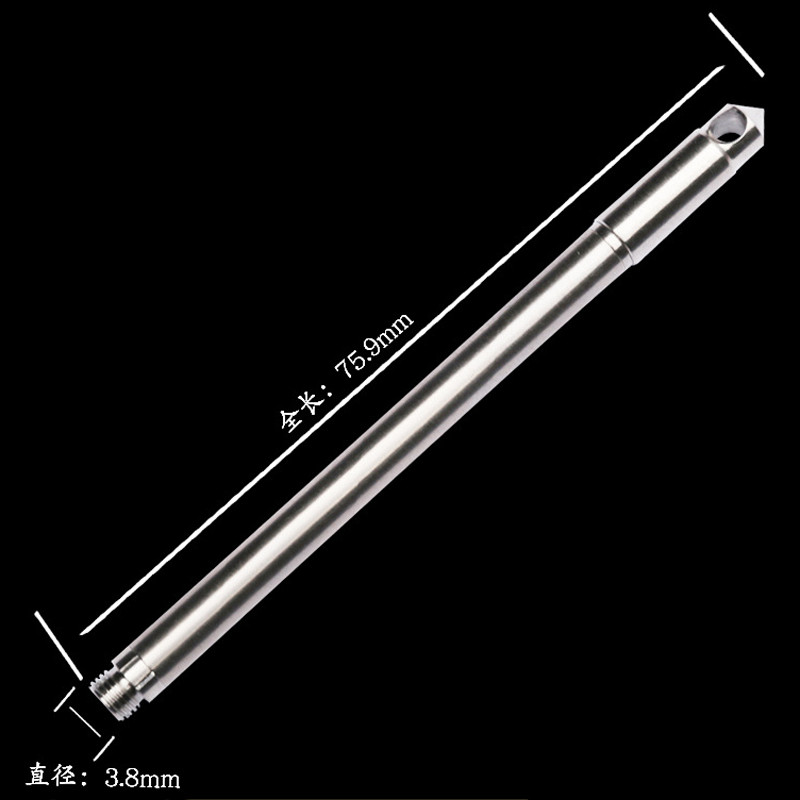 1PC Titanium Alloy Mini Ballpoint Pen Portable Keychain Outdoor Writing Pen EDC