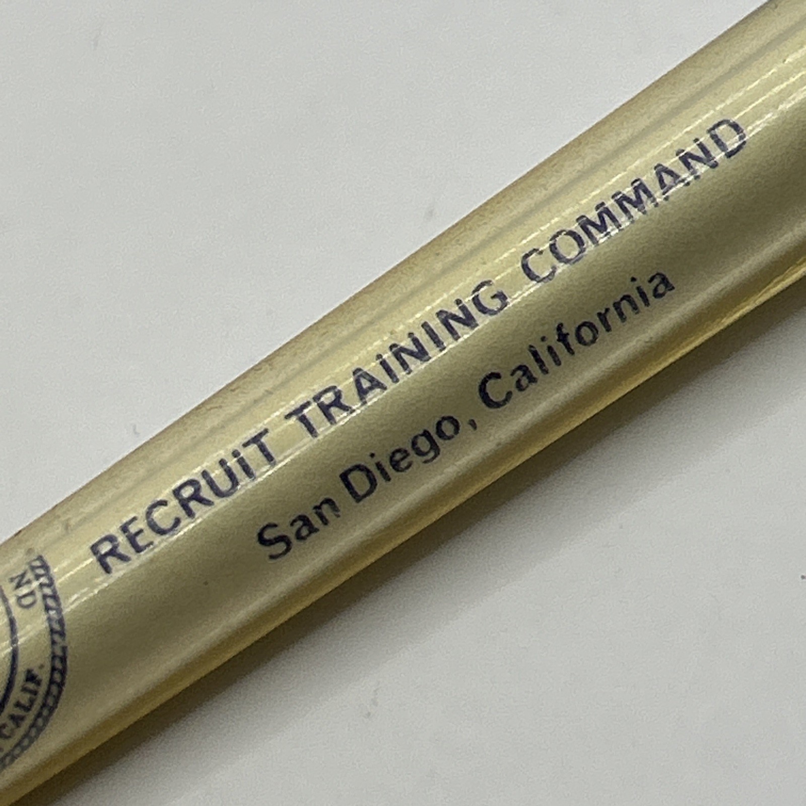 VTG Ballpoint Pen RECRUIT TRAINING COMMAND San Diego CA United States Navy