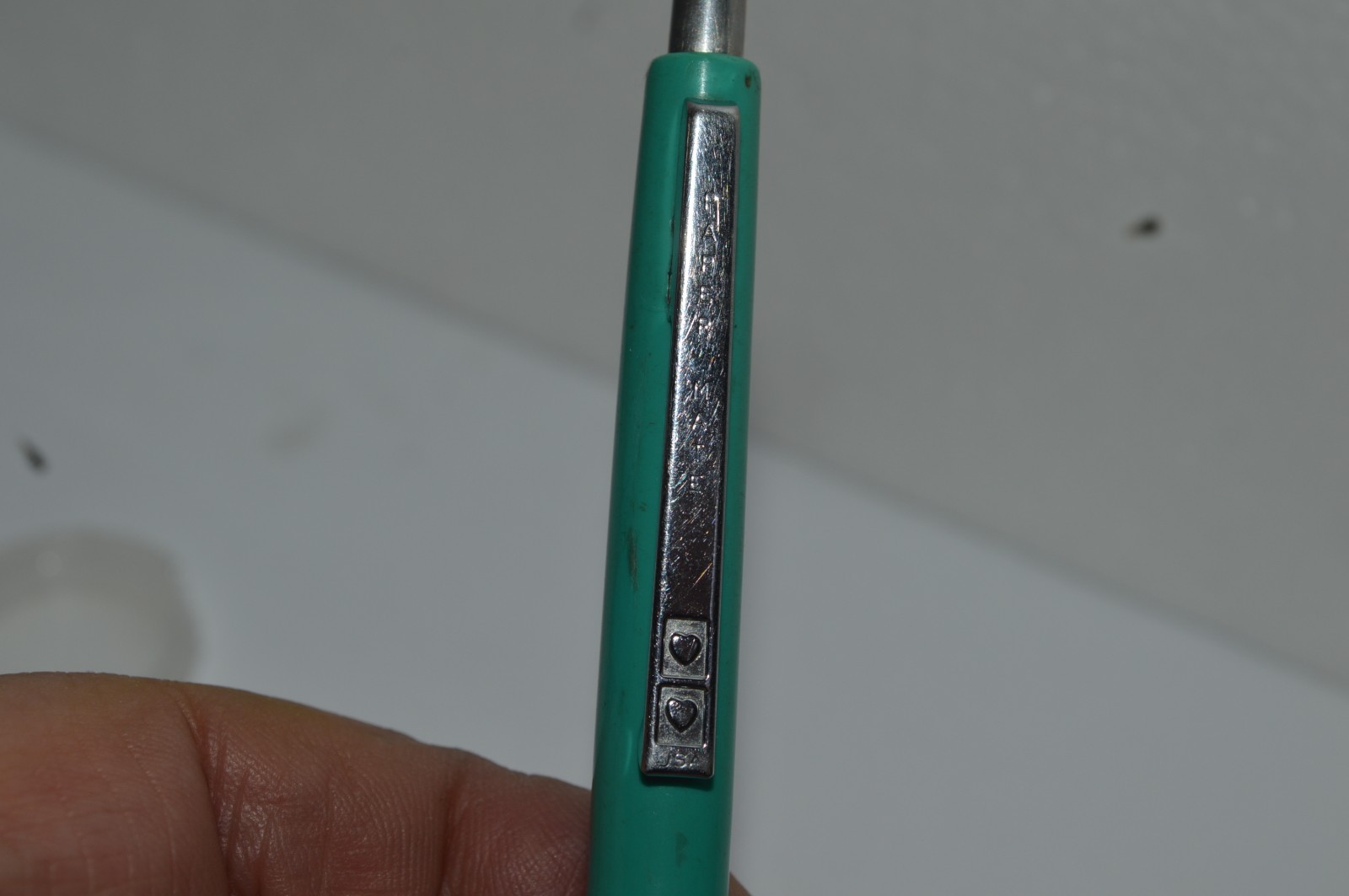Paper Mate #355 MALIBU Ballpoint Pen Light Green Color Made In USA Circa 1980’s