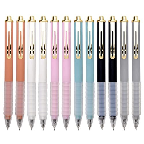 Ballpoint Pens Medium Point 1mm Black Ink Work Pen with 12-count Refillable