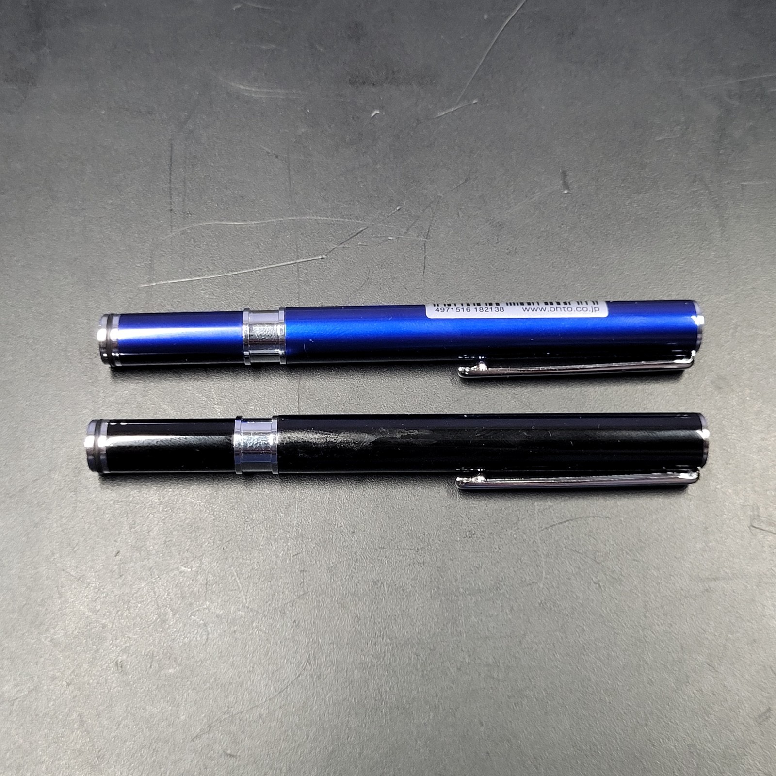 Ohto Tasche NBP-10T Mini Black & Blue Barrel 2 Pens Tested Made In Japan