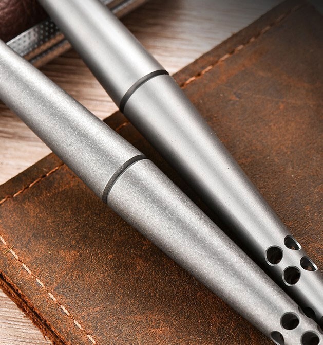 Titanium Alloy Ballpoint Pen Business Tactical Pen Office Stationery Outdoor EDC