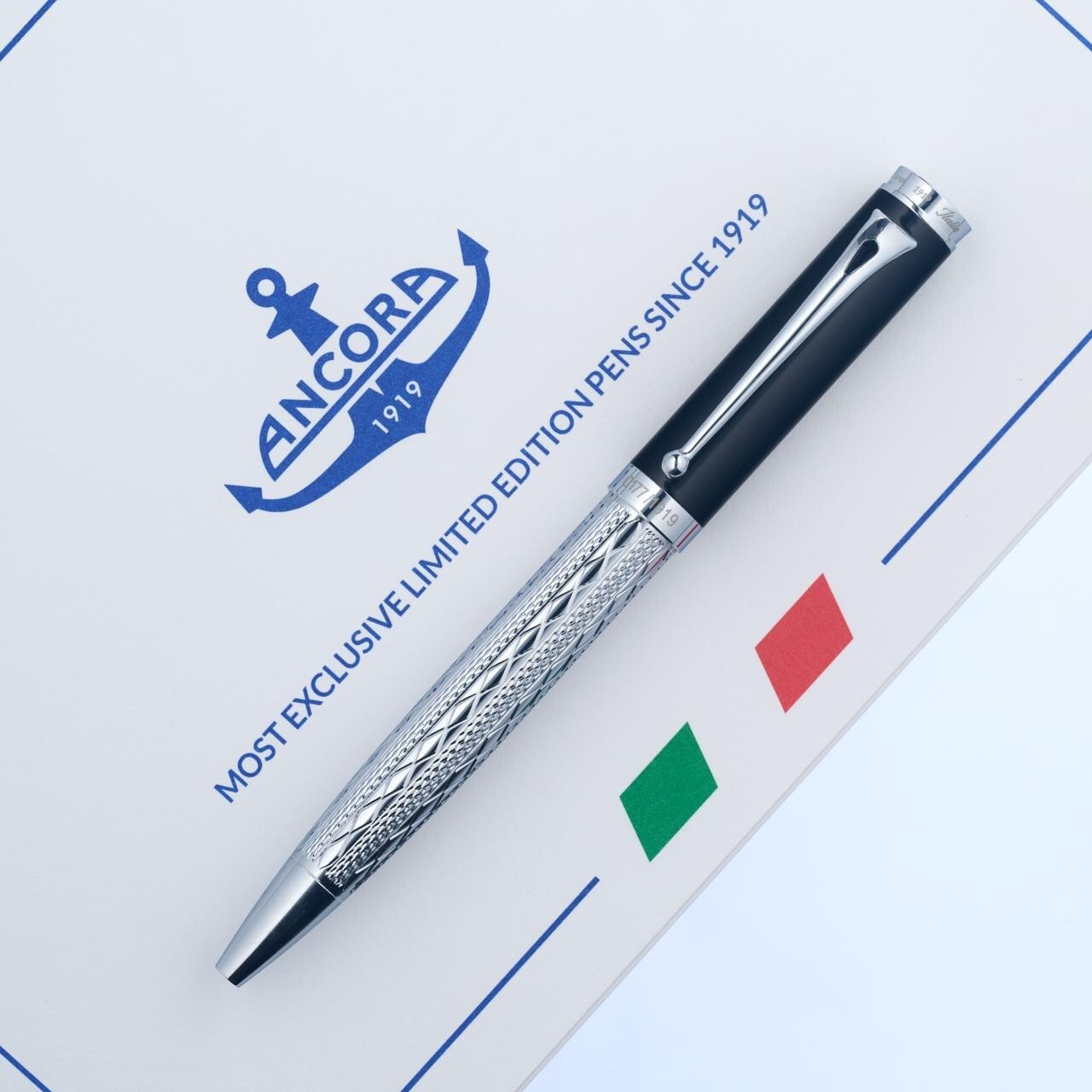 DOLCHE VITA ARGENTO Limited edition of 1919 pens by Ancora 1919 Italia brand new
