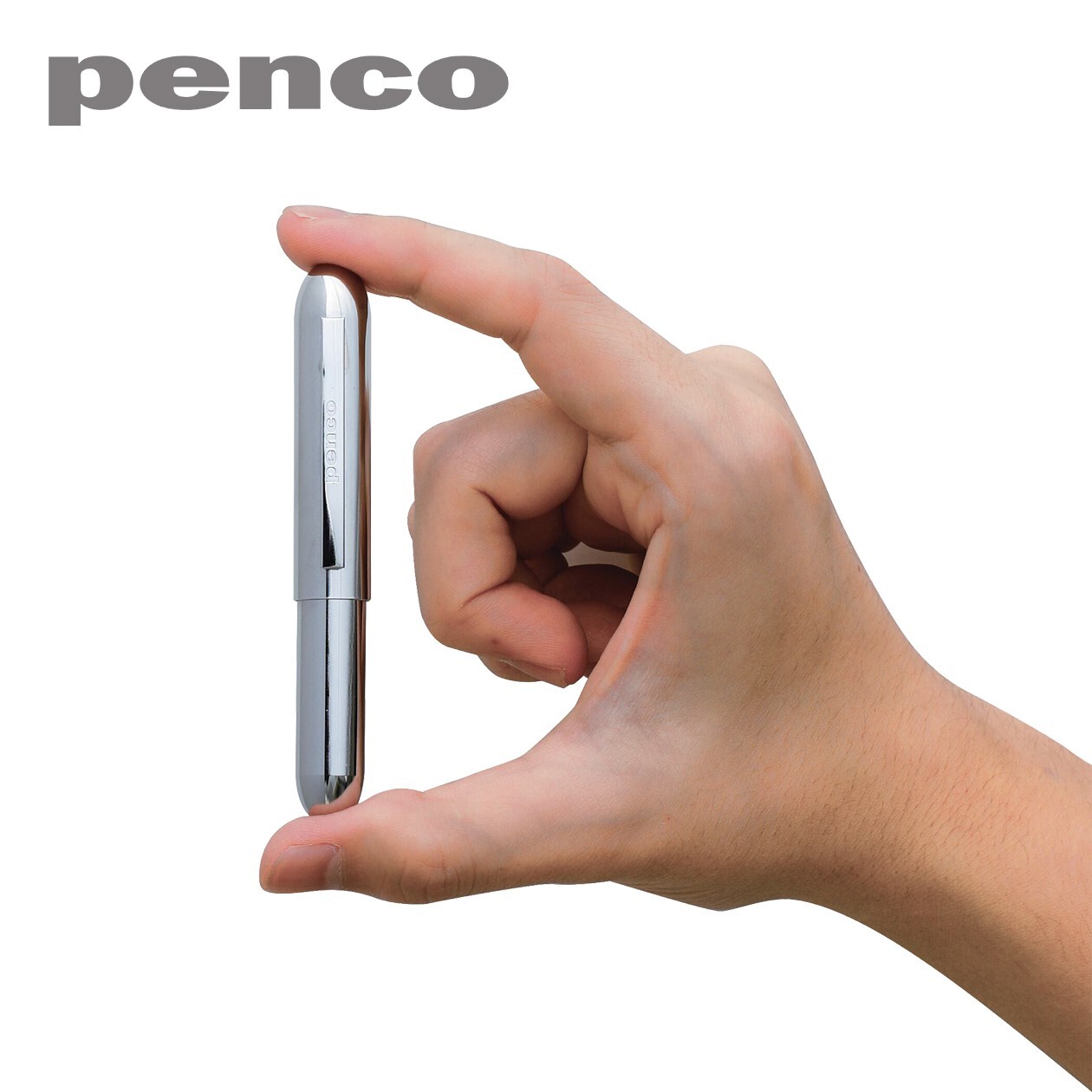 HIGHTIDE PENCO BULLET Ball Point Pen 0.7mm Solid Brass Body Japan Made