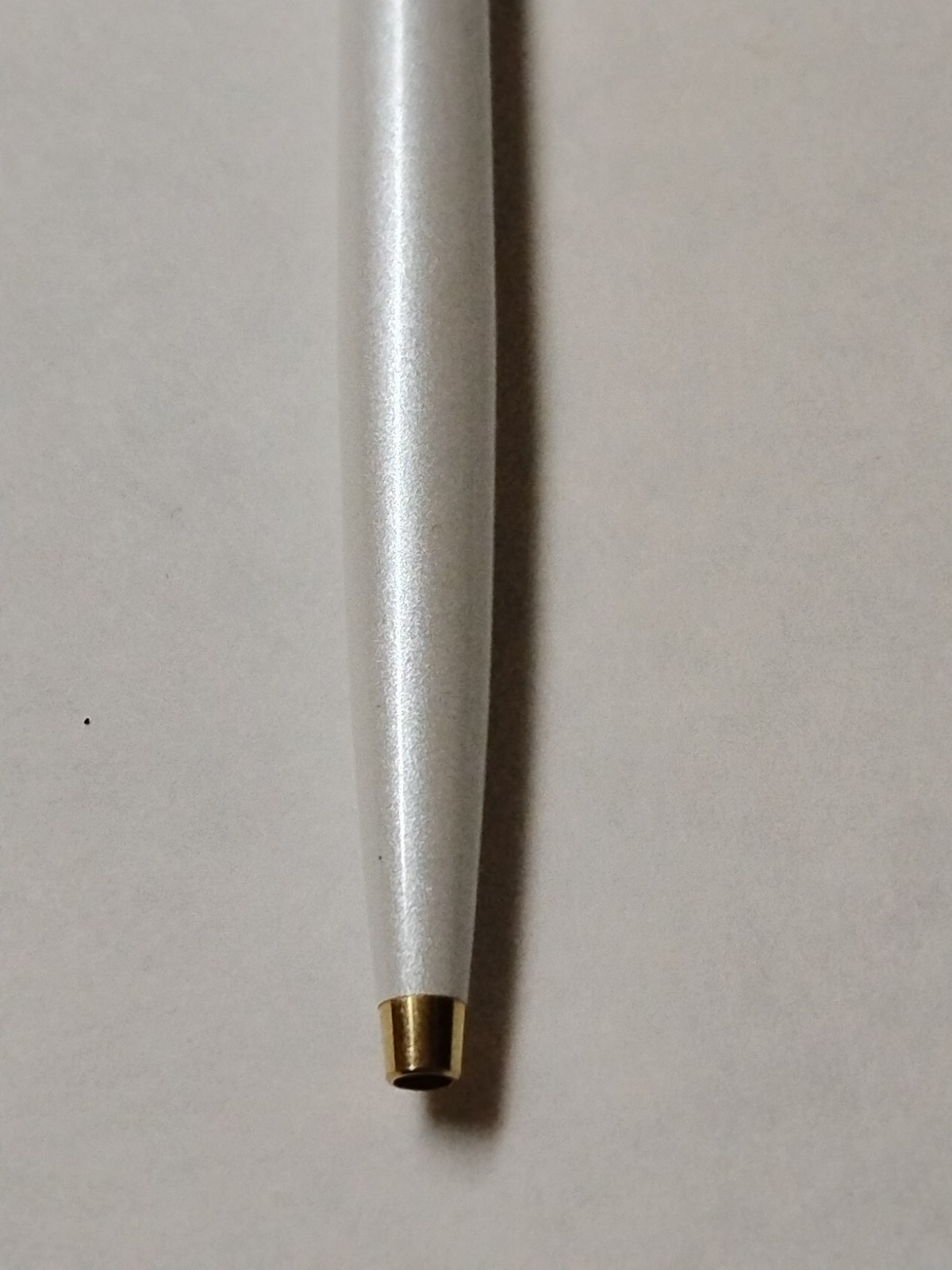 Vintage Elysee Ballpoint Pen Pearl-white-BASF Logo Made in Germany #87