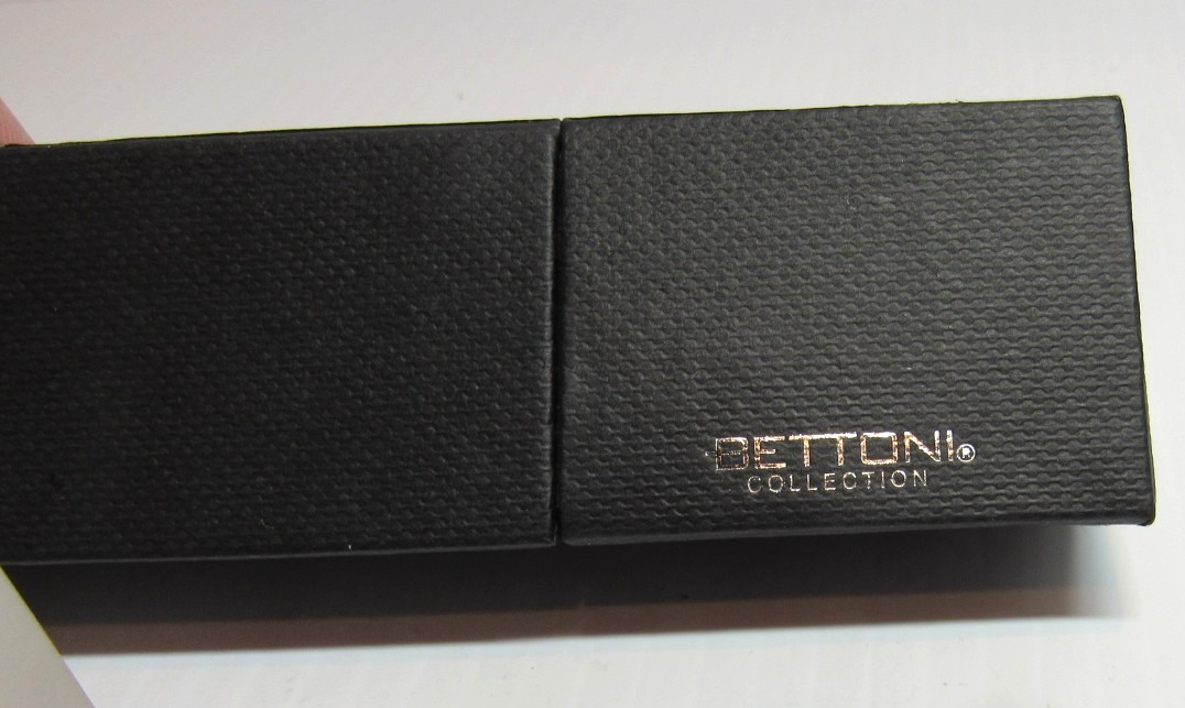 Bettoni Vintage NEW RED/GT Heavy Brass Body Rollerball Pen+Gift Box-Limited