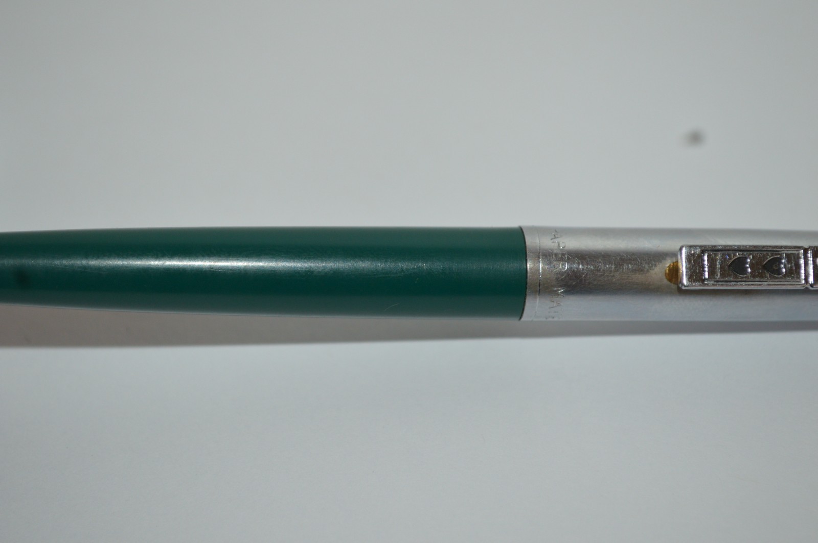 PAPER MATE Profile #2 Regular Grip Ball Pen Dark Green Barrel Made In USA 1990s