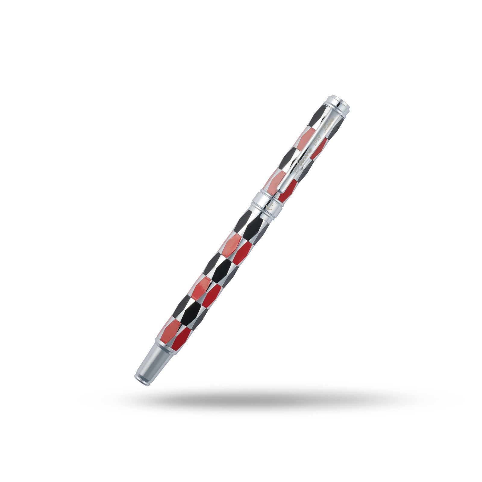 Ancora Masquerade Red Dark Blue Enamel Pen Limited Edition 88 Italy New Numbered