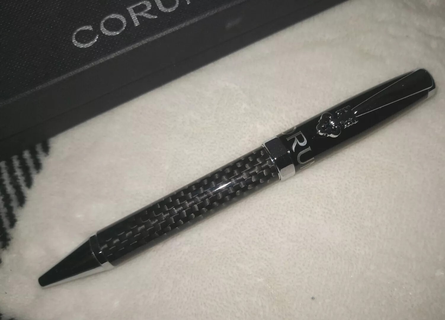 Original Corum Ballpoint Pen Carbon Fiber/Lacquer | Bettoni | Swiss Watch – BNIB