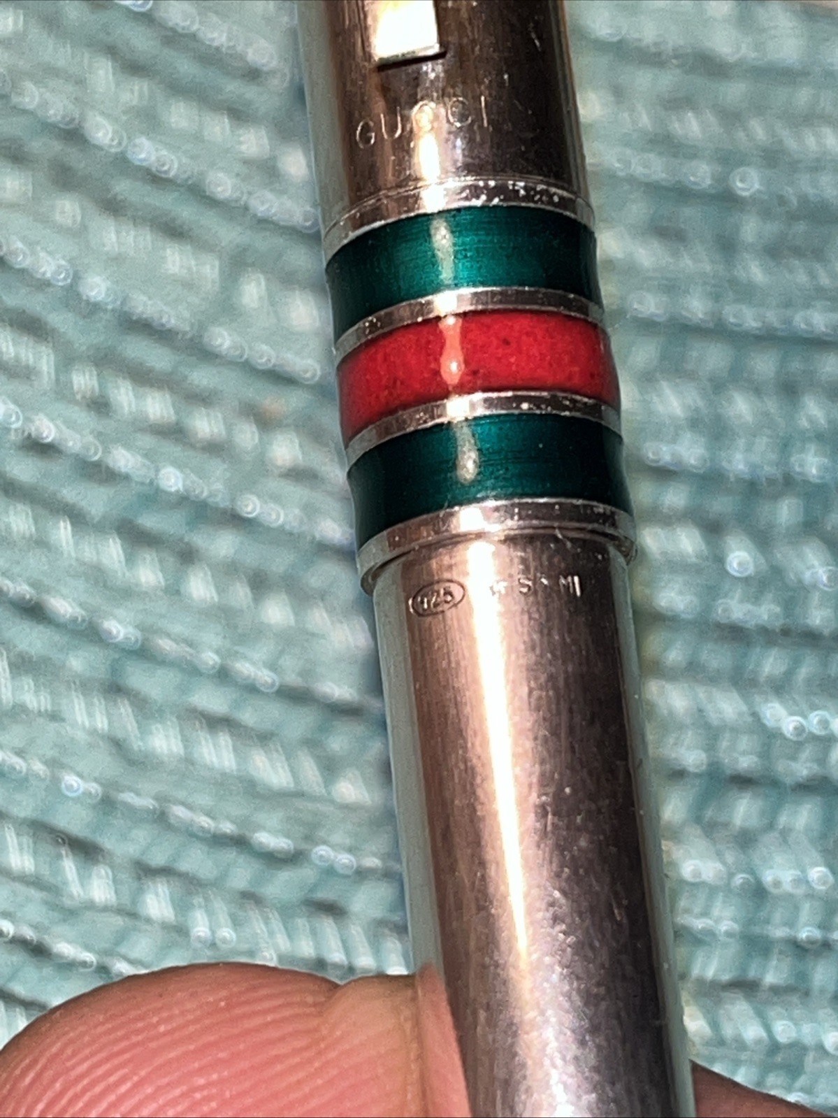 Vintage Gucci FS-10000 Solid Sterling Silver Ballpoint Pen – Working Box Papers
