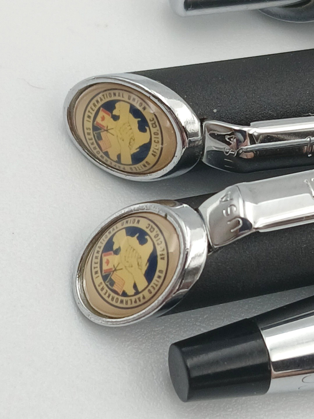 Lot of 4 Ballpoint Pens Cross Quill Ritepoint Company Logo PARTS OR REPAIR