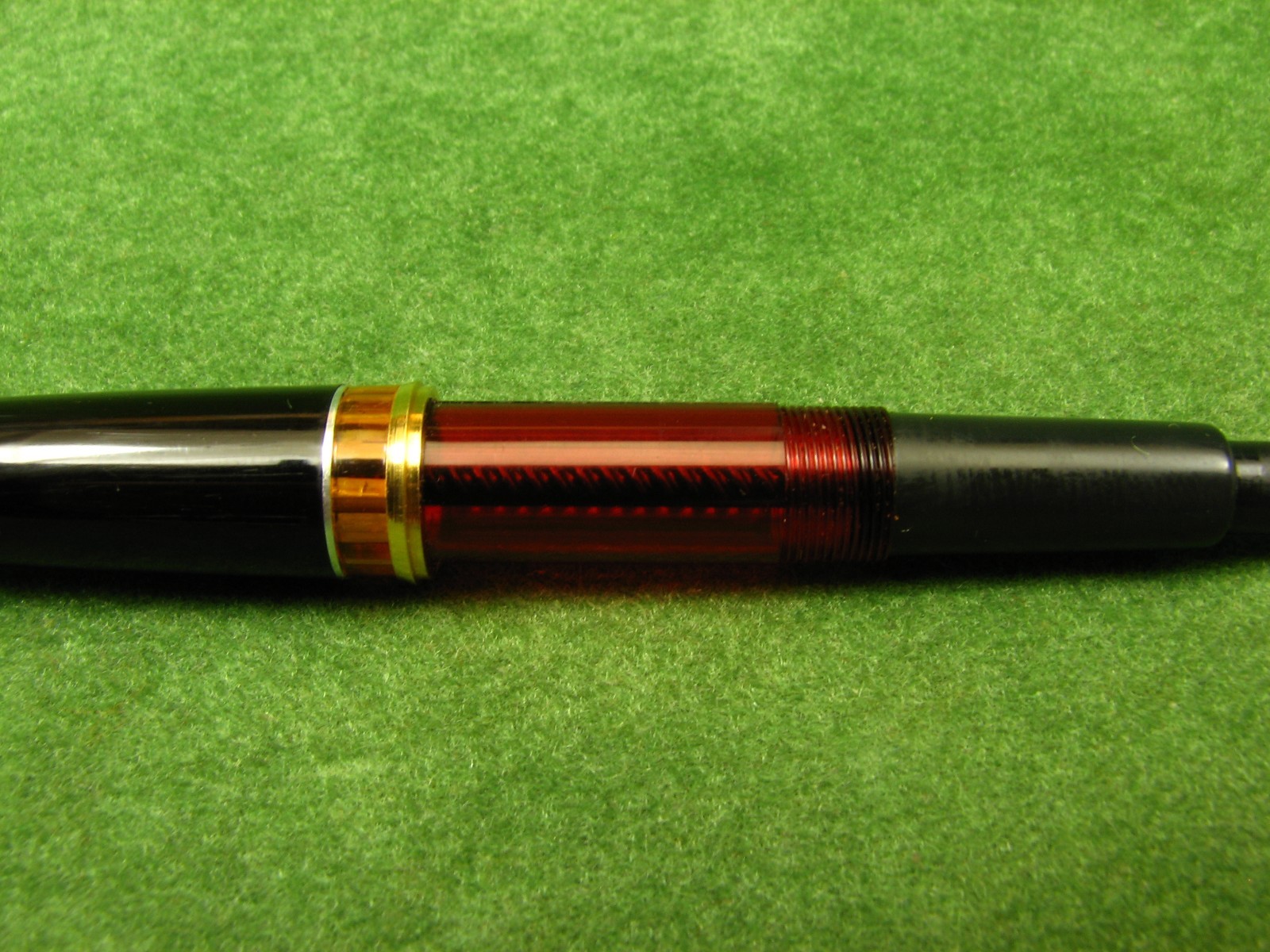 Vintage SOYUZ Goldplated Fountain Pen 14K Gold Nib USSR 1970s NOS