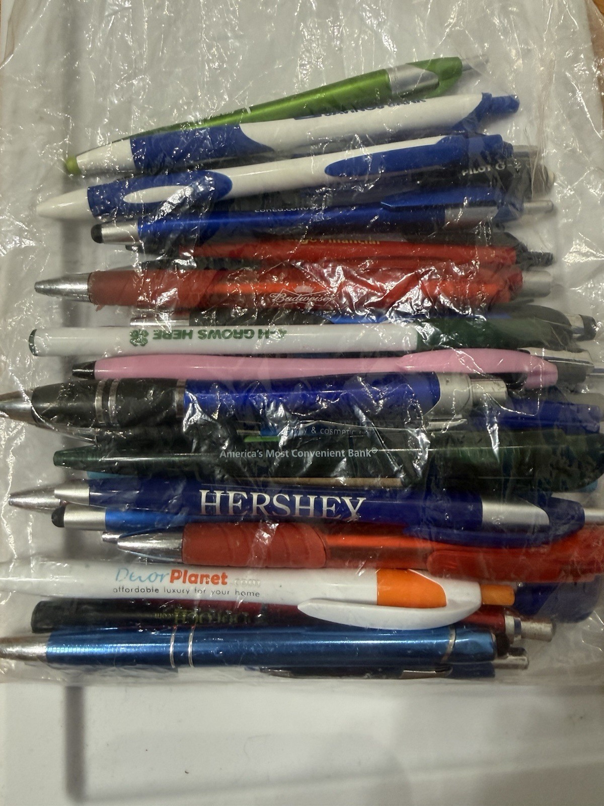 20 + Random Pens (incl a Hershey Park, Budweiser) – TikTok Gift Trend