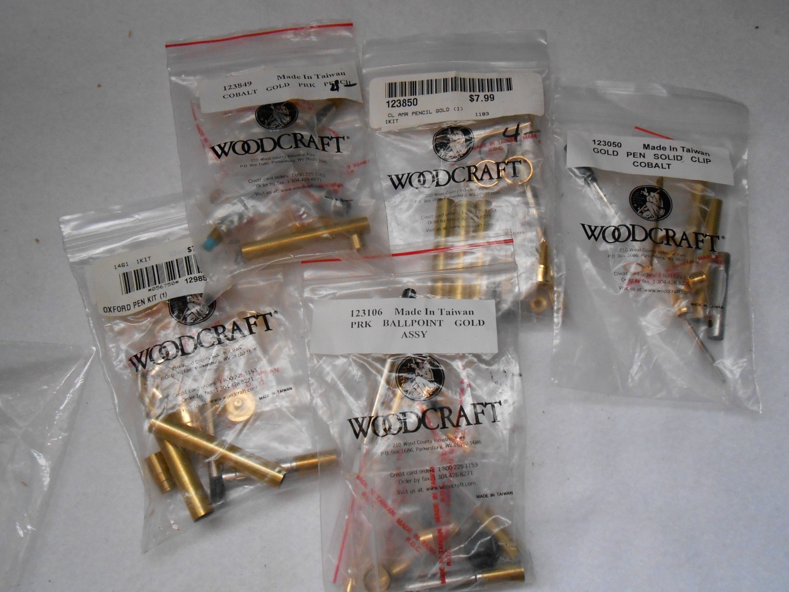 14 NEW WOODCRAFT PEN WOOD TURNING PROJECT KITS