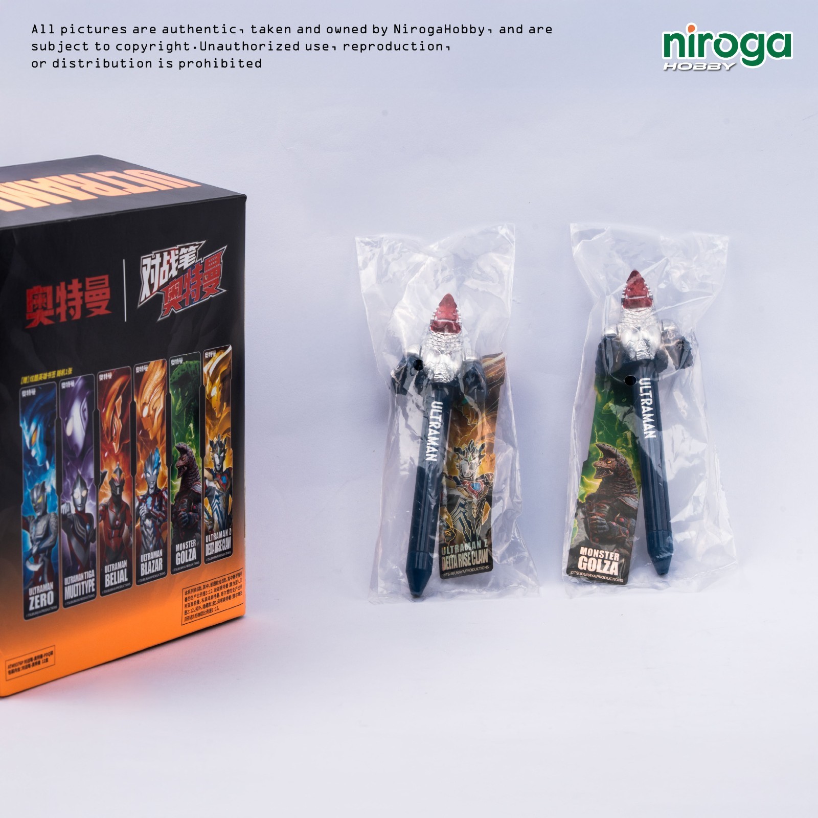 Ultraman Blind Box Pen Random Design Collectible Ballpoint Figure Pen New