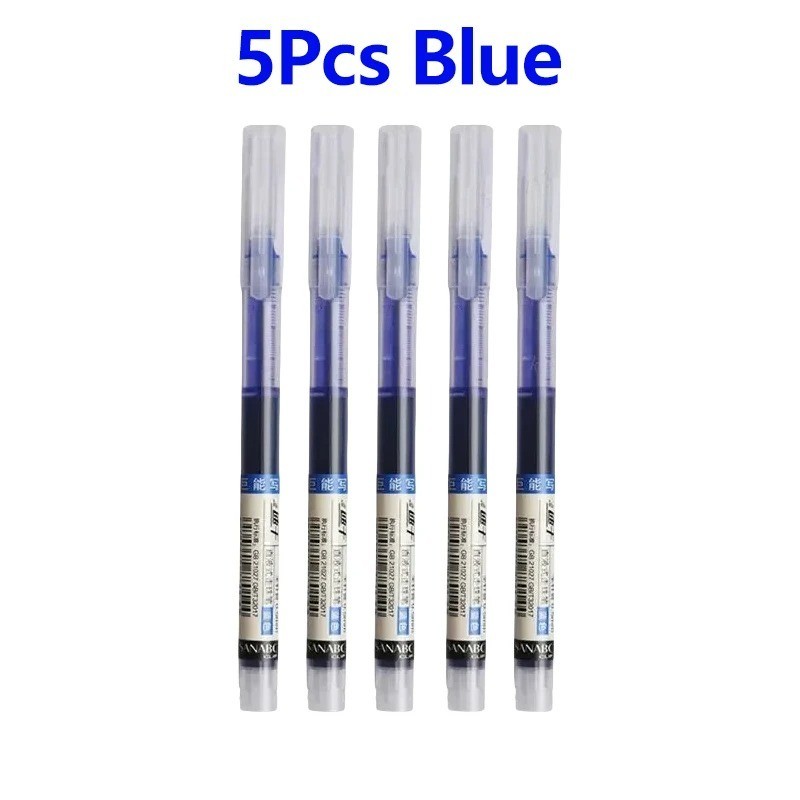 20pcs Gel Ink Pens 0.5mm Black Blue Red Needle Tip School Office
