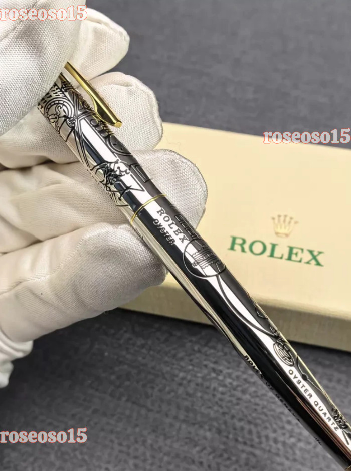 Bid Rolex Silver Gold Finish Ballpoint Pen New Perfect Gift New With Box🔥