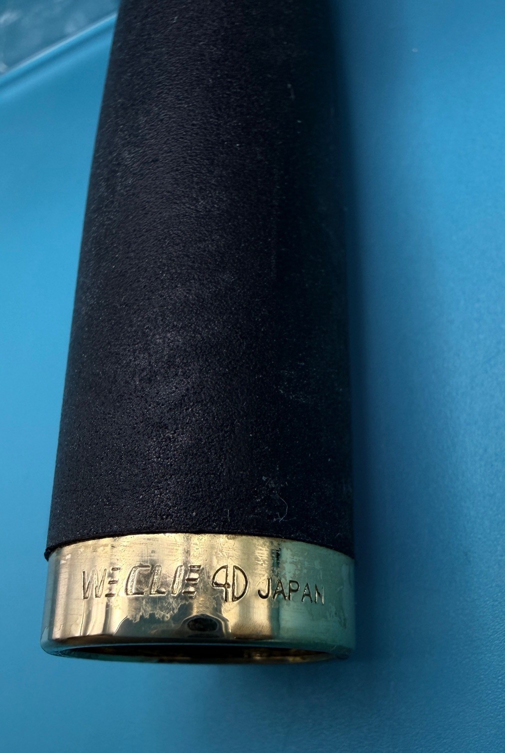 Wecle Ball Point Pen Rare Vintage Black Gold Tone Trim Collector Japan Signed