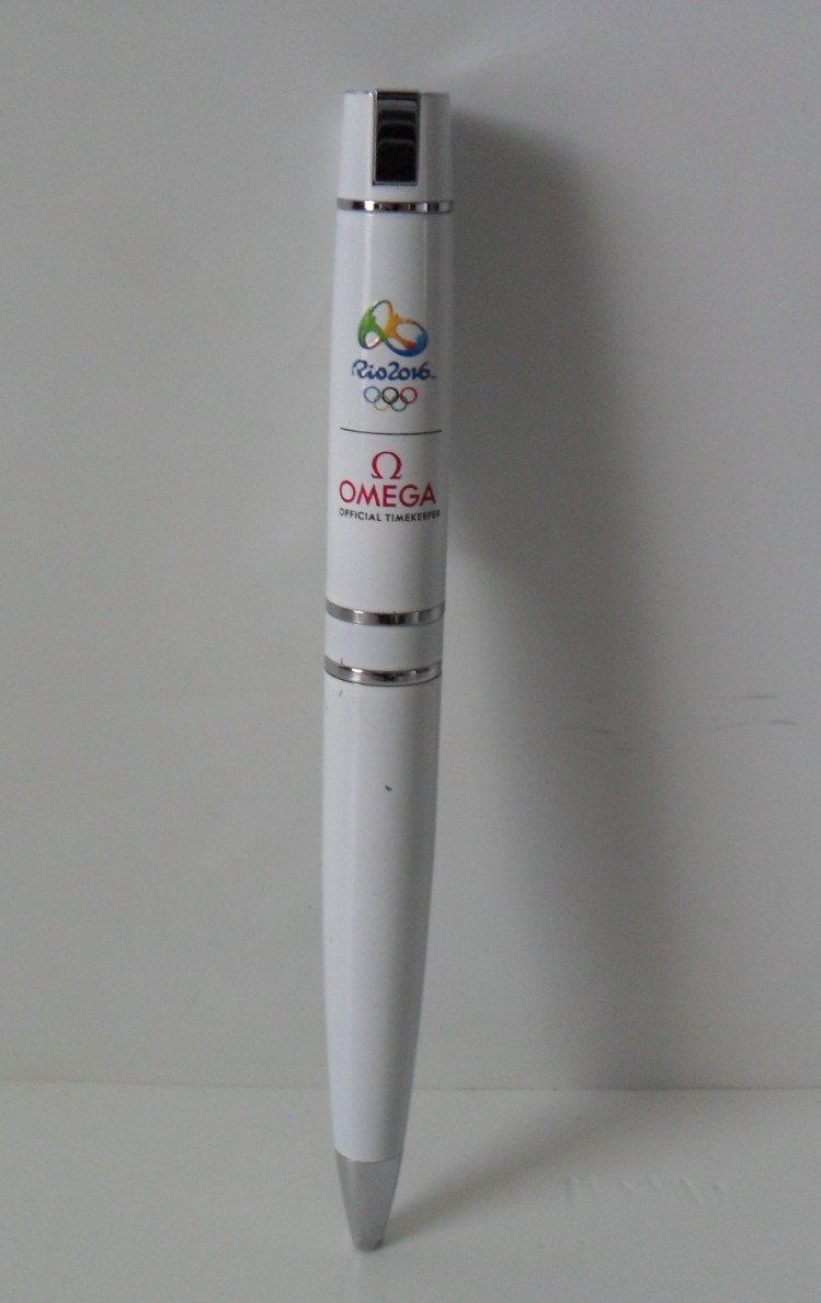 OMEGA Pen RIO 2016 Olympics RARE Limited Edition «OFFICIAL TIMEKEEPER» Good Cond