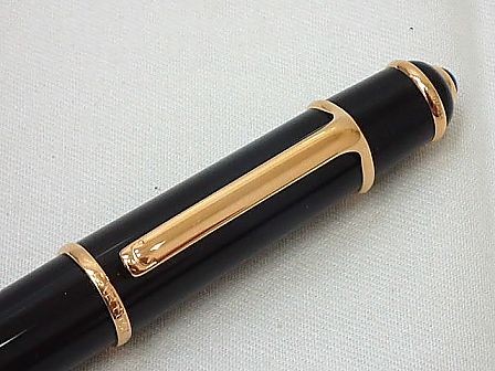 Diabolo de Cartier Rollerball Pen ST180001 Black Gold w/ Box Case Papers Unisex