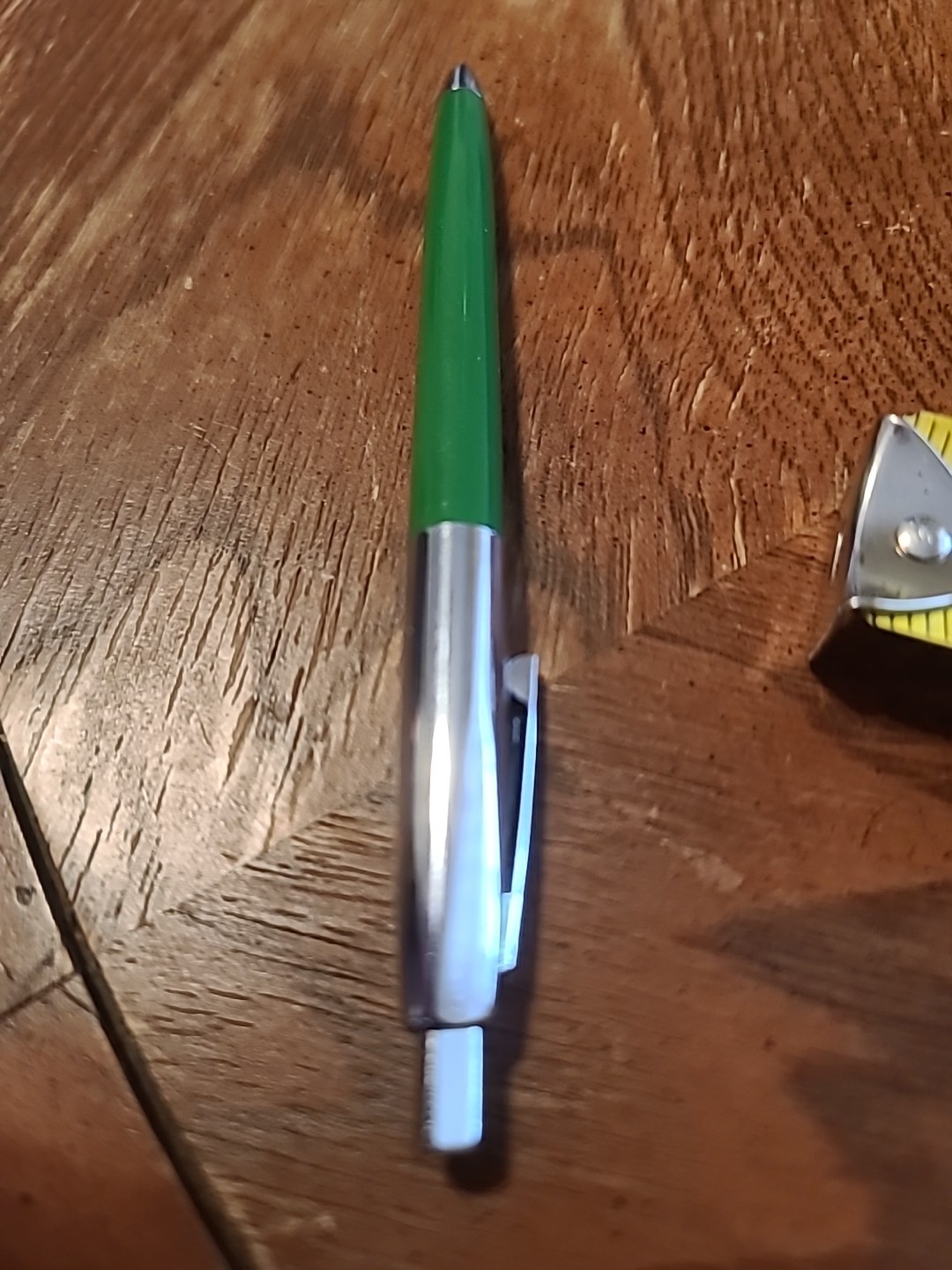 Vintage 1950s SCHEAFFER’S Brand JOHN DEERE Clicker Ballpoint Pen Dried Ink