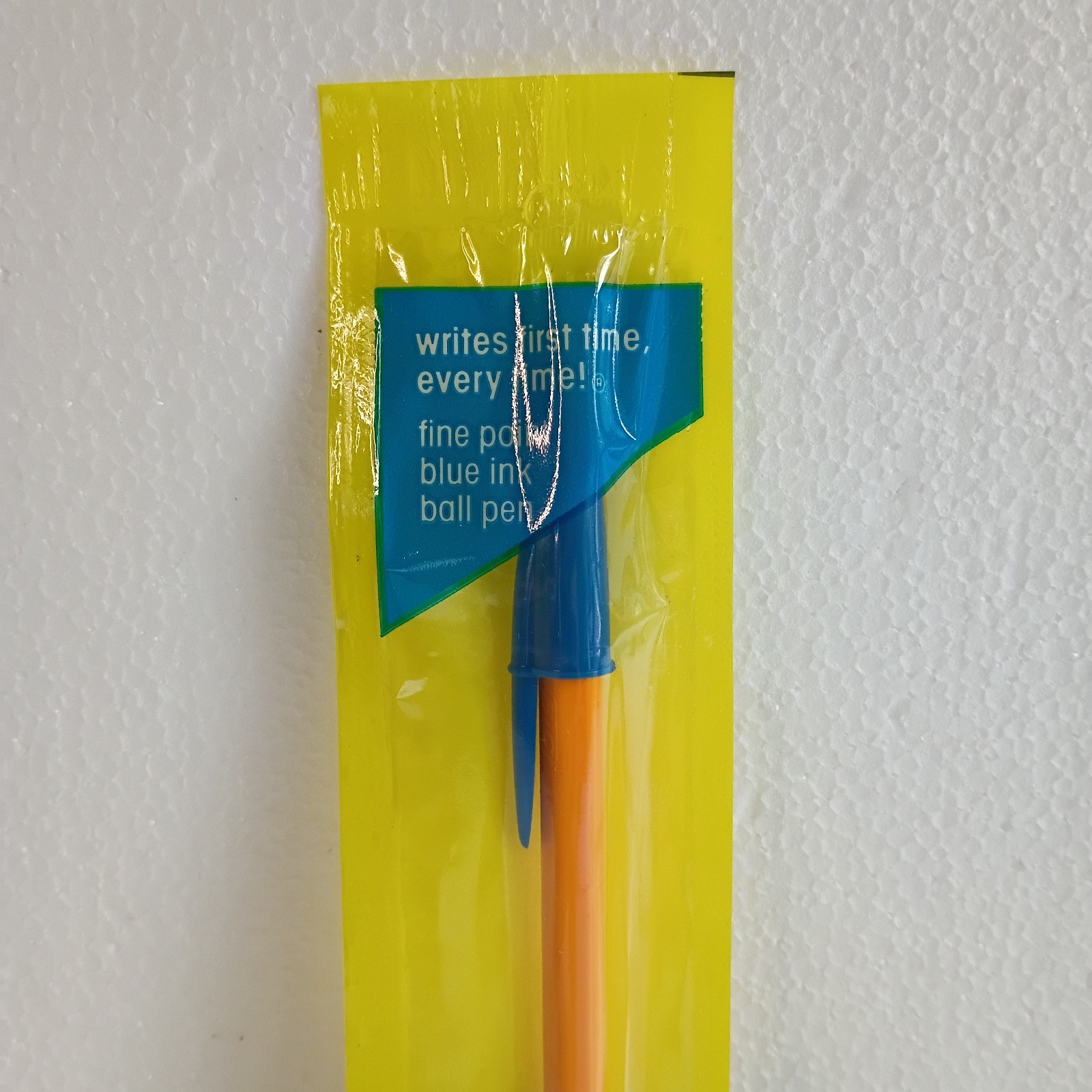 NOS VINTAGE 1985 BIC STIC – BLUE INK FINE BALL POINT PEN USA SEALED