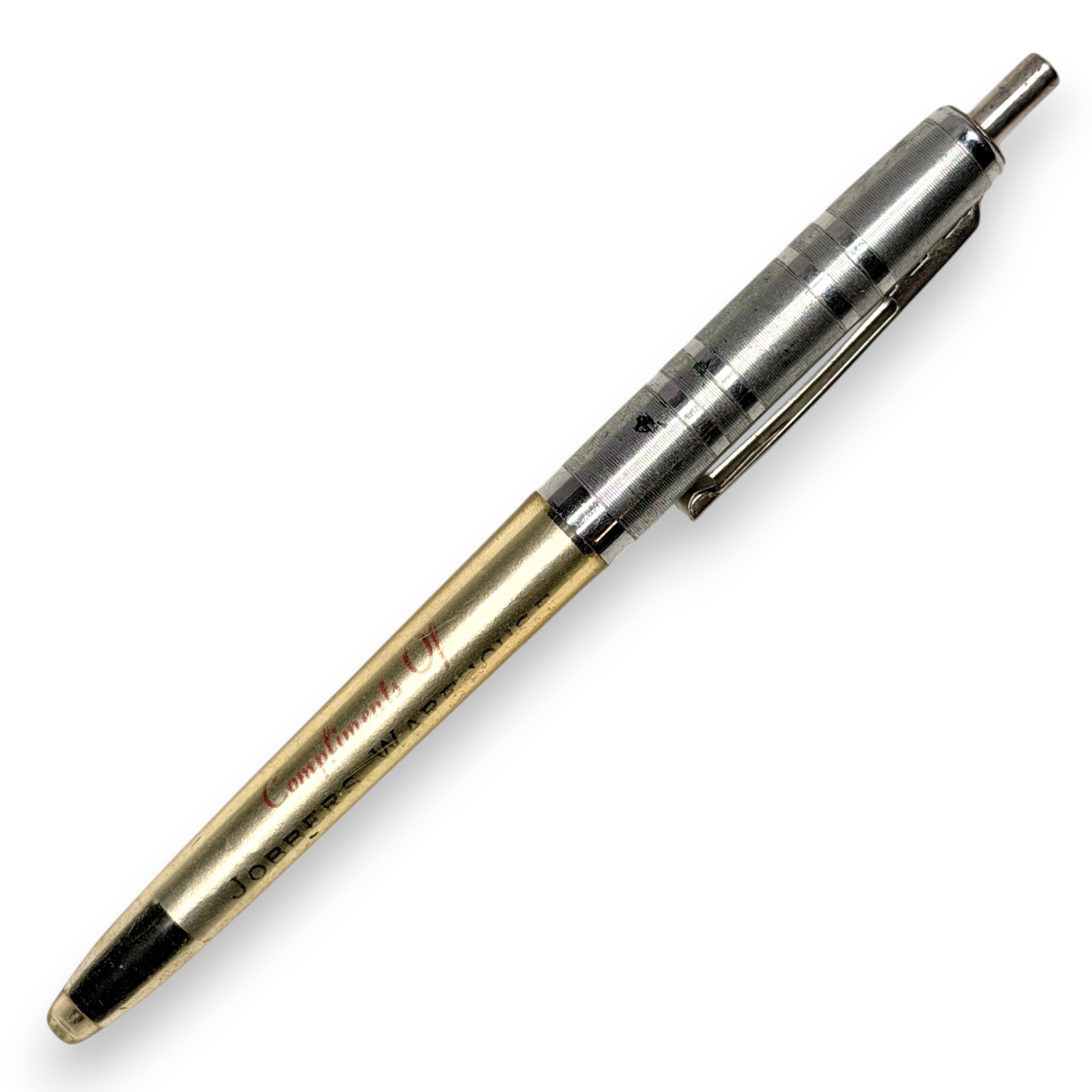 Vintage 1950s Unipeco Jobbers Warehouse Wichita Kansas Advertising Click Pen