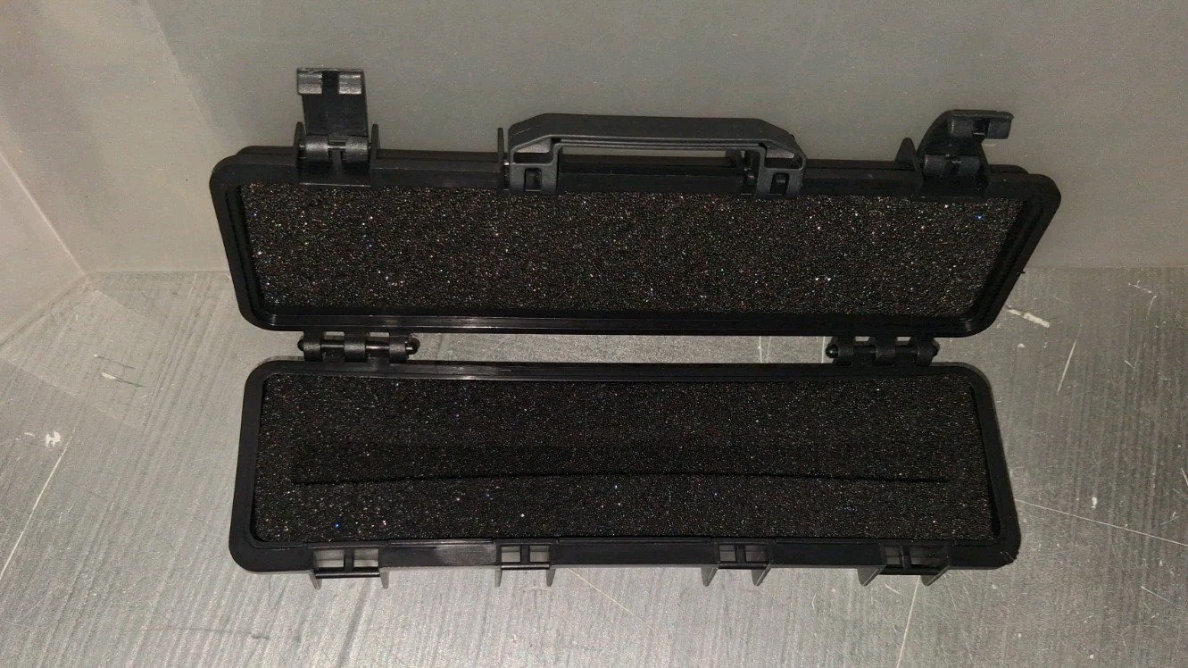 BLACK TACTICAL RIFLE Case Pen Box Fits Bolt Action Pens. See Photos Dimensions