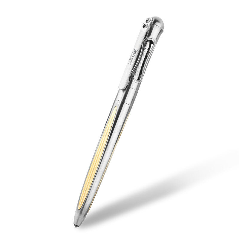 Practical Titanium Pocket Ballpoint Pen Signaturing Working Outdoor EDC Pen