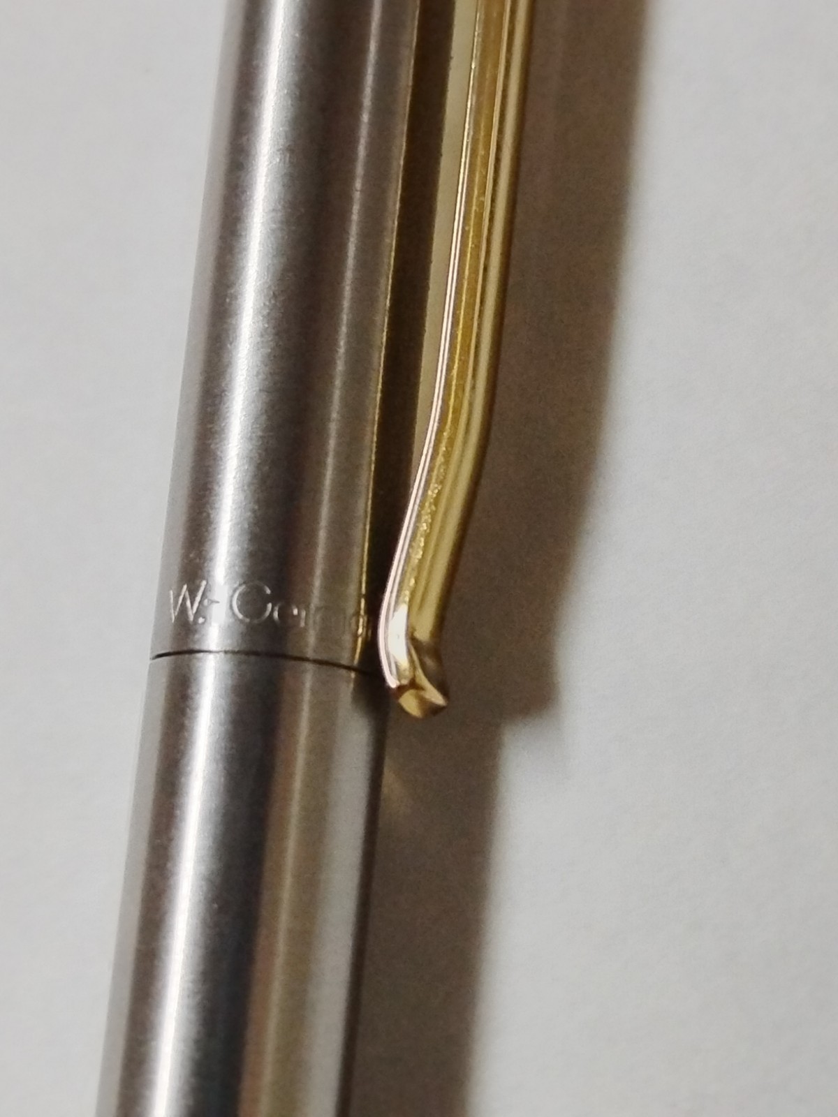 Vintage Elysee Ballpoint Pen Silver-Nestle Logo Made in Germany #85