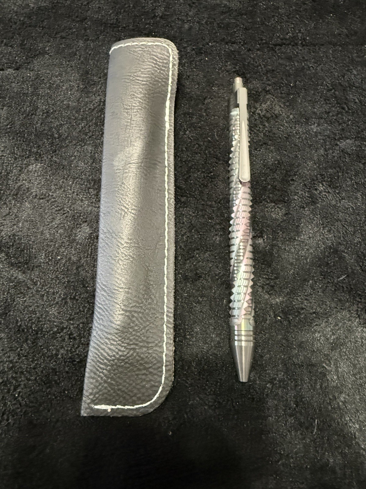 Billetspin Soul Pen Incredibly Rare Oil Slick Full Zirconium Limited Edition