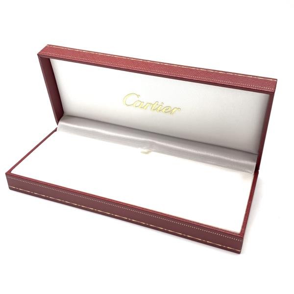 Santos de Cartier Ballpoint Pen Silver Black Ink Twist Retractable Unisex w/Box
