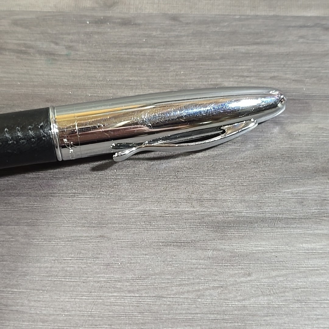BETTONI Ballpoint Pen Daimler Chrysler Metal With Leather?