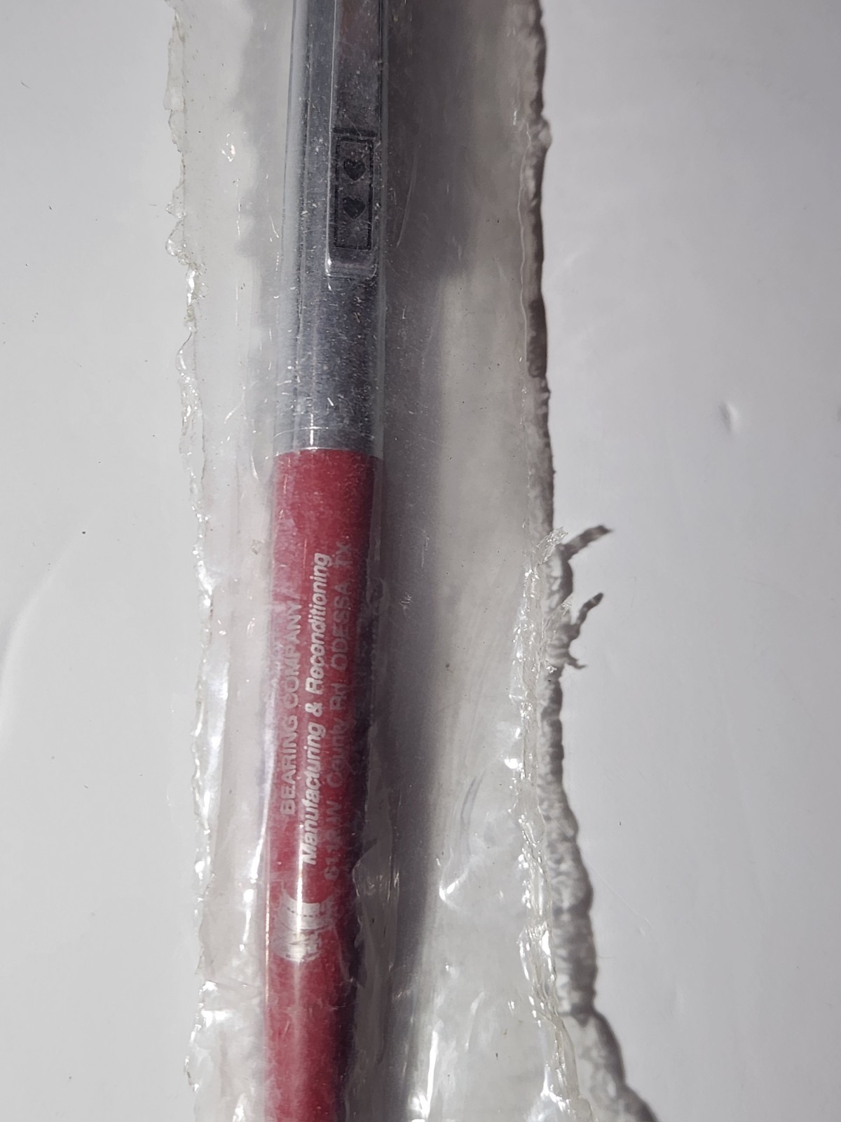 Vintage Paper Mate Double Heart Ballpoint Pen Red & Chrome