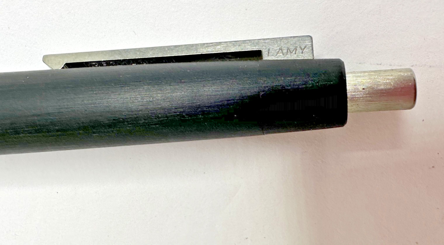 Lamy Ballpoint Pen Black Brushed Stainless Steel 2000