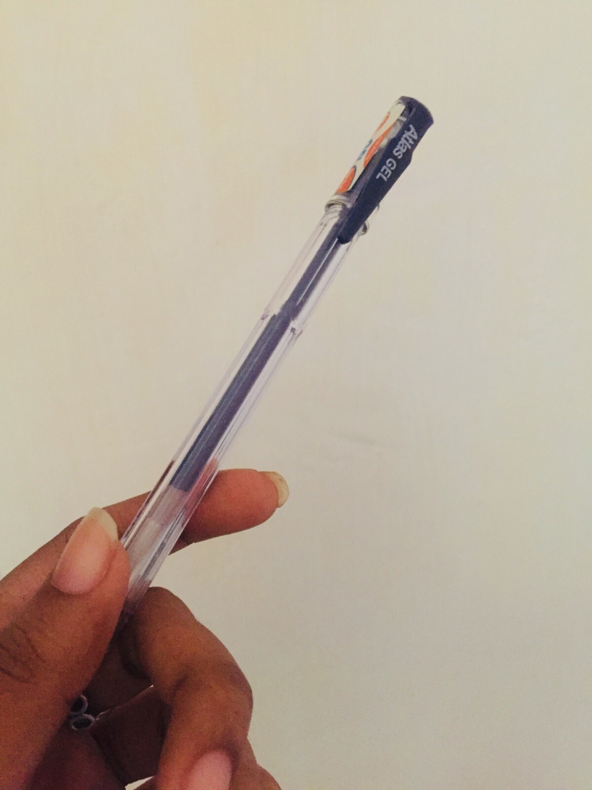 Blue Gel Pen Writing Stationery Supply Office Hot Mini Pocket-Size Small Cute