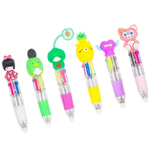 HNSYYF Multicolor Pen in One – 4-in-1 Cute Pens for Kids – 24 Count (Pack of 1)