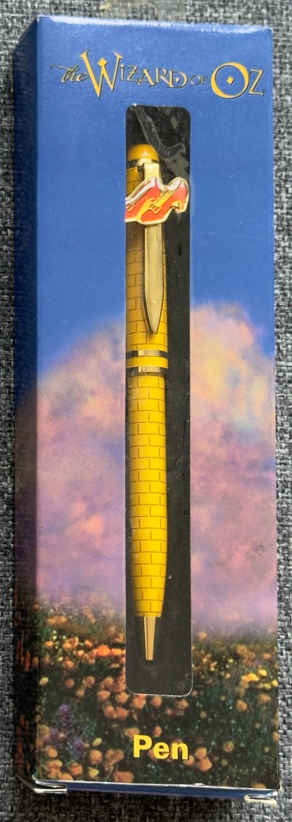 1997 Warner Bros The Wizard Of OZ Ruby Slippers Yellow Brick Road Ballpoint Pen