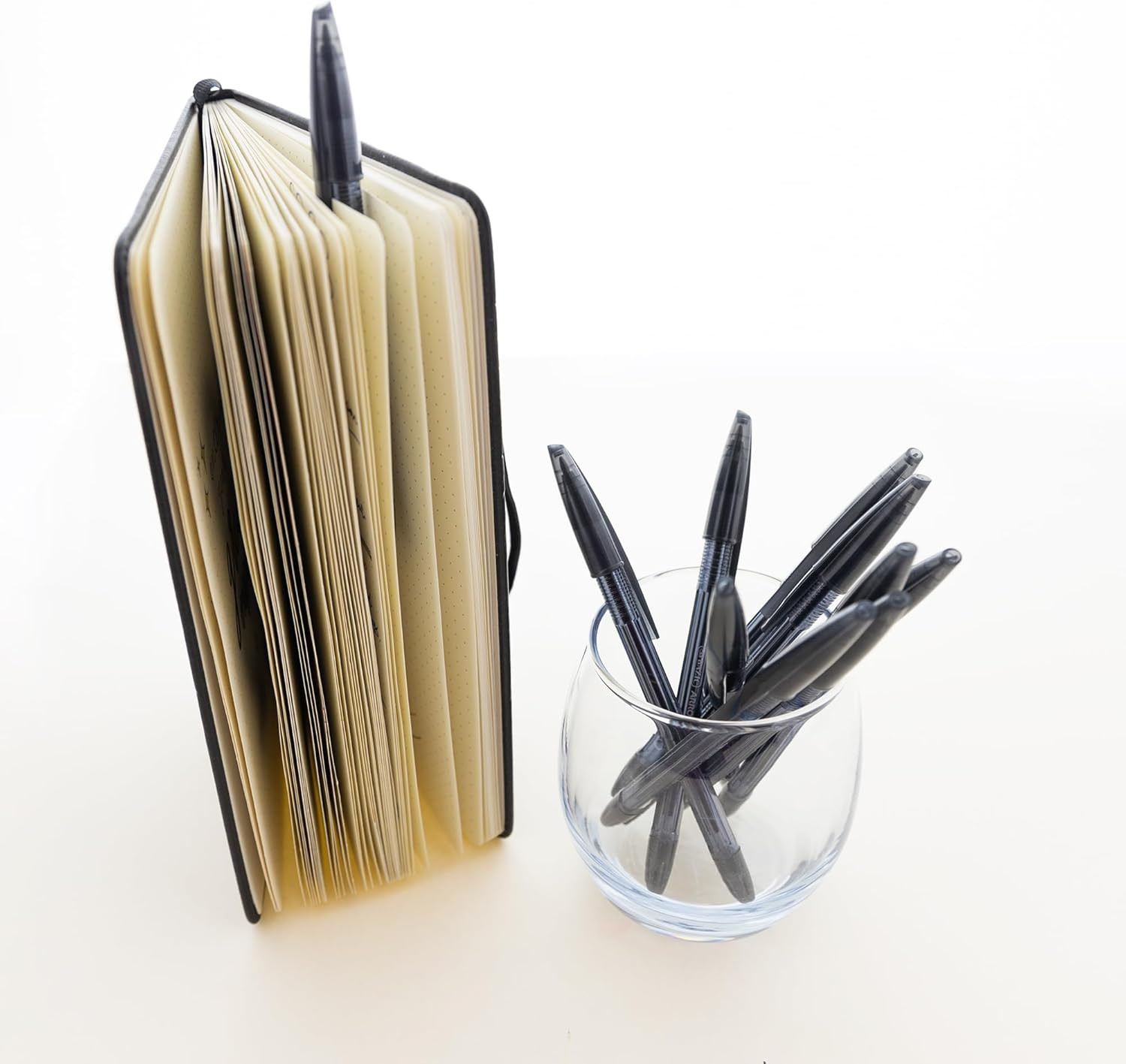 Arrow Ballpoint Pens, 1.0 Mm Medium Point Black Color Stick Pen, Smooth Writing