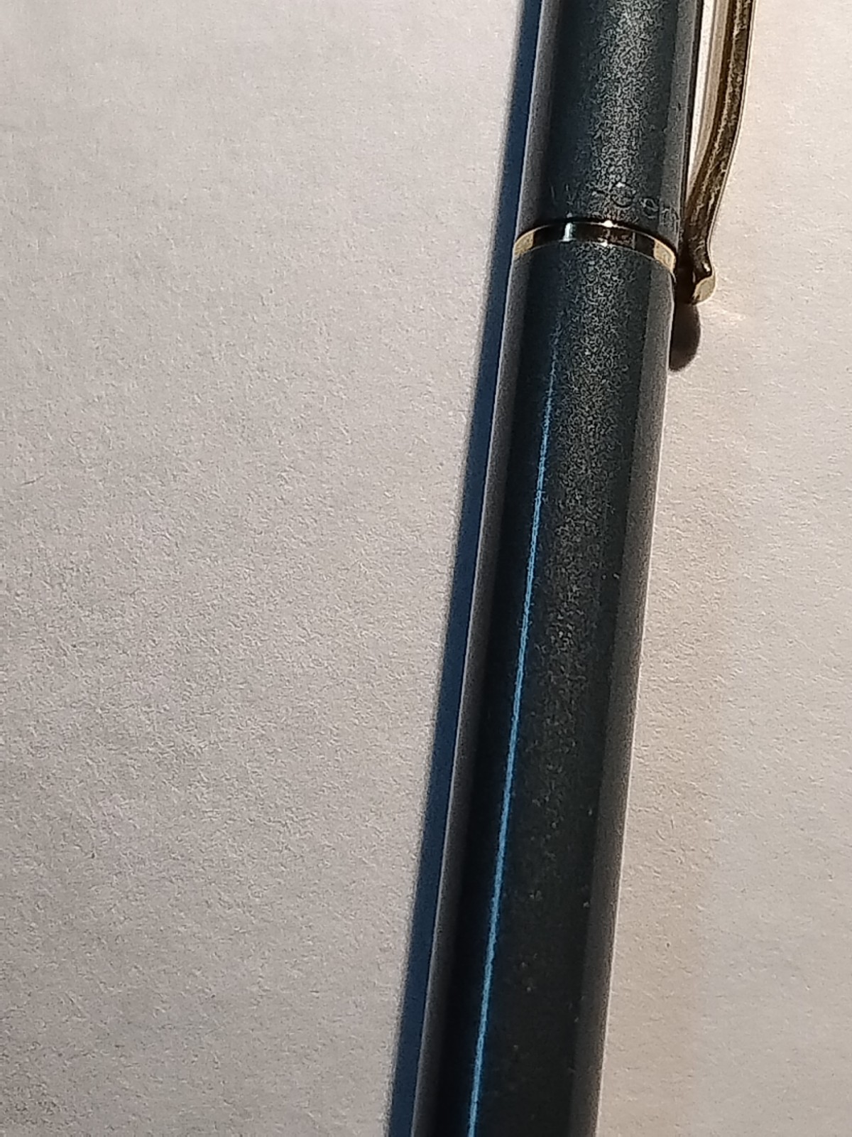 VTG Elysee Ballpoint Pen-Grey-personalized & Frist Federal Stamp-Made Germany#88