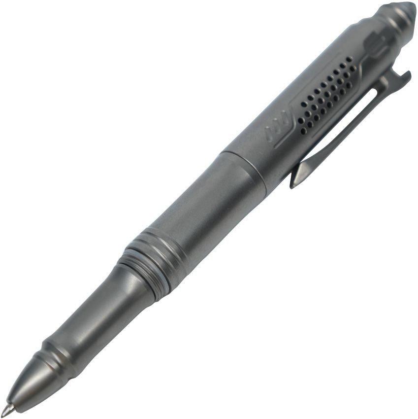 Ketuo Aurora Multi Function Pen Gray Writes Black Streamlined Stores Hex Bits