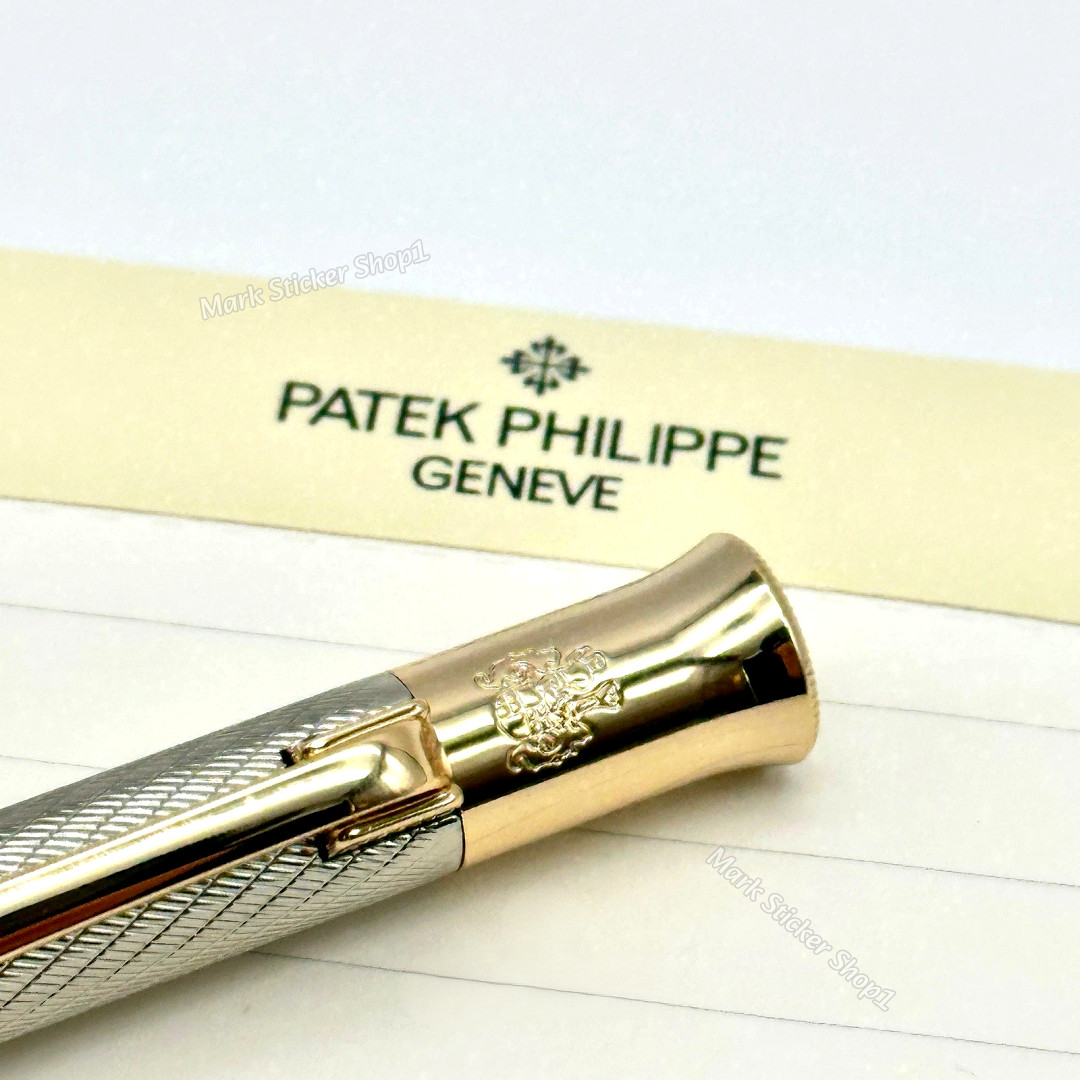 Patek Philippe Pen Scripted Silver Weave Graf Von Faber Castell Rare AD VIP Gift