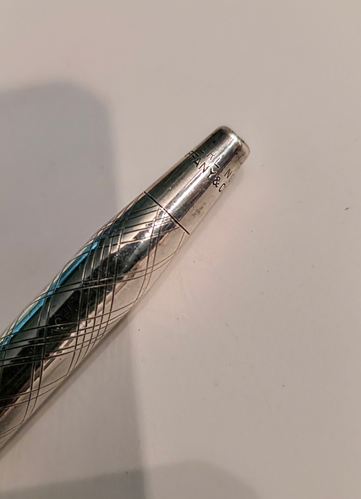Vintage Tiffany & Co Sterling Silver Slim Ballpoint Pen