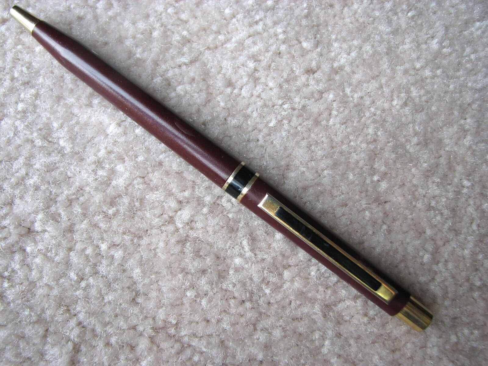 Vintage Ritepoint Click Ballpoint Pen Brown