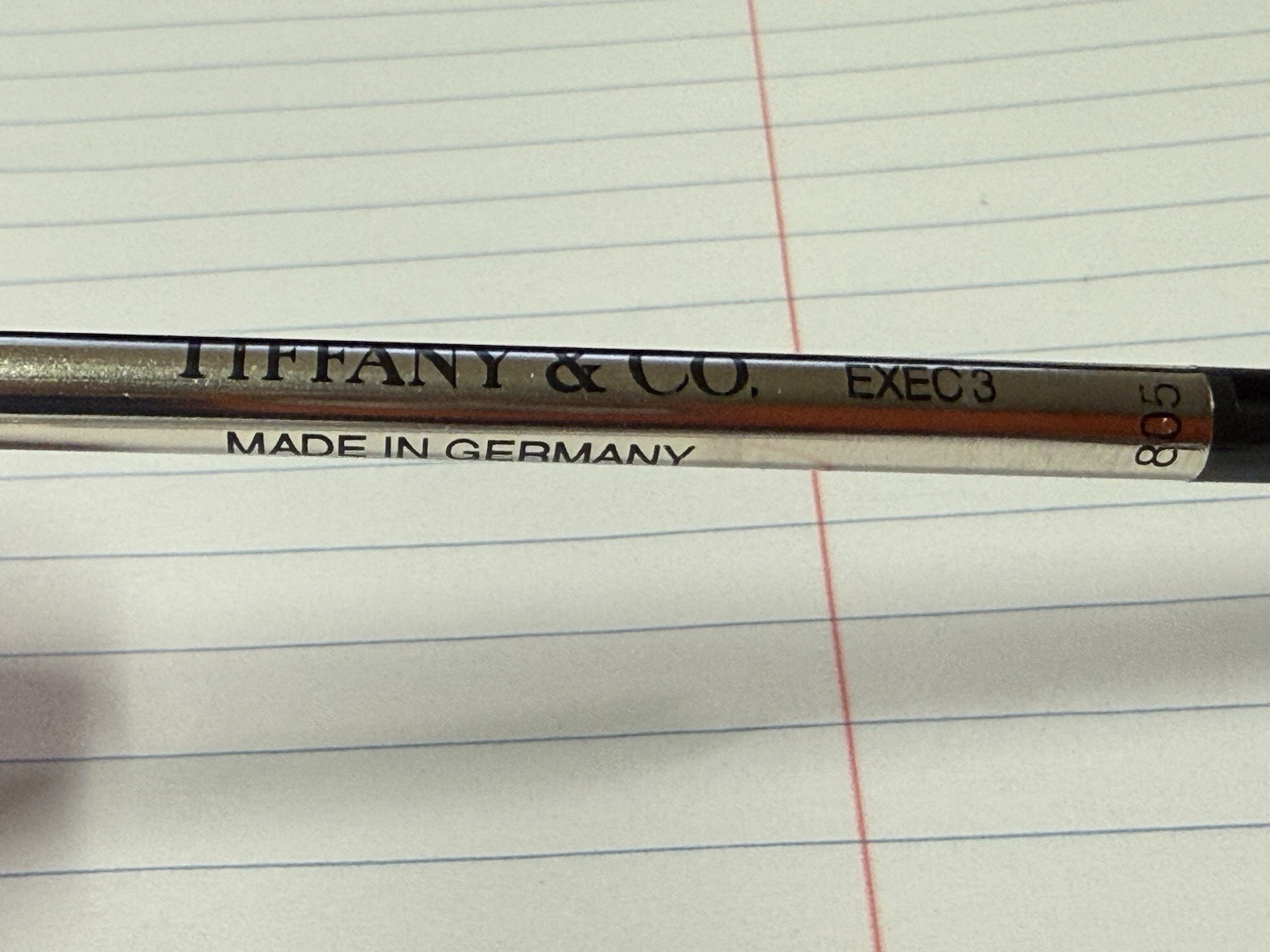 Classic Tiffany & Co «T» Clip Sterling Silver 925 Twist Ballpoint Pen Germany