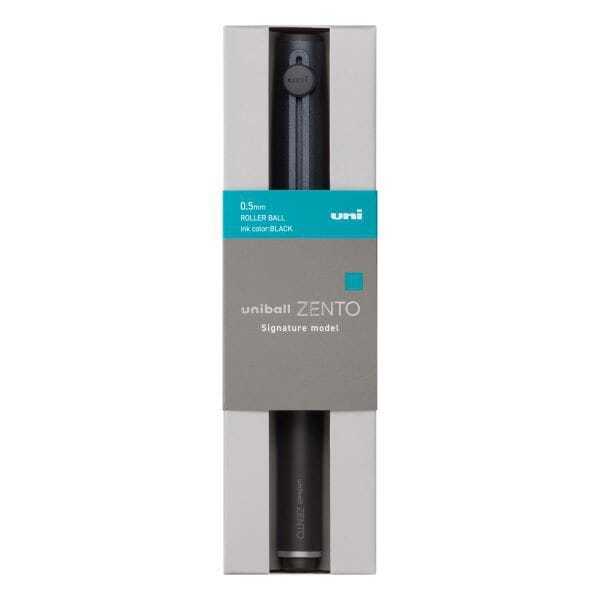 Mitsubishi Pencil Uniball ZENTO Signature Metallic Black 0.5mm UBZH05M Pen Japan